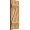 Ekena Millwork Joined Board-n-Batten Shutters w/Z-Bar, Rough Sawn Western Red Cedar, 10 3/4W x 26H, PR RBJ06Z11X026RWR - alternate 3